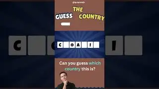 🗺️🔥 Only Geniuses Will Guess This Country Name! #MindPuzzle #LetterChallenge #GeographyFun