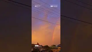 #rainbow #beautifulsky #9pm #australia
