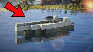 Катер в майнкрафт! | Как построить катер в Minecraft!