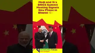 Modi and Xi&rsquo;s BRICS Summit Meeting Signals New Phase in Bharat-China Relations #modi #brics #bharat