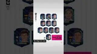 Laliga TOTS vote #fifa23 #fut #fifaultimateteam #youtube #tots #laliga
