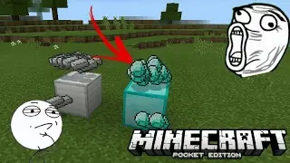 كيف تسوي مصانع دايموند و ايرون لا نهائي 😲 في ماينكرافت الجوال!!