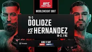 UFC Vegas 109: Dolidze vs Hernandez - August 9th | Fight Promo