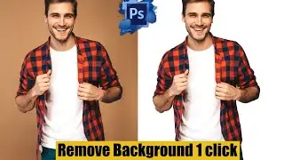 How to Remove Background Perfectly in Photoshop | 1 Click Method | Photoshop