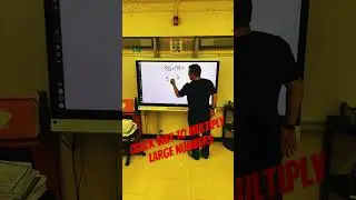 Trick for multiplying large numbers! #youtubeshorts #math