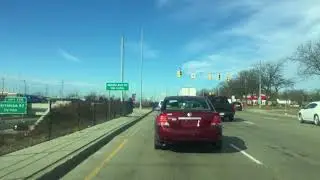 Driving to Garden City, Michigan from Detroit, Michigan