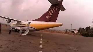 HEHO MANDALAY MYANMAR BUMPIEST FLIGHT by ATR 42 020414