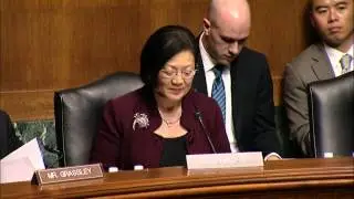 Senator Hirono chairs Judiciary Committee hearing on immigration reform