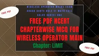 wireless operator free PDF mathematics wireless operator mathematics reference book #fullmark
