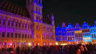 Brussels Bright Festival at Grand Place, February 2026