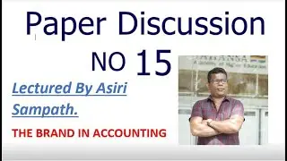 2021 Paper Discussion number 15. Free paper discussion series. (Sinhala Medium)