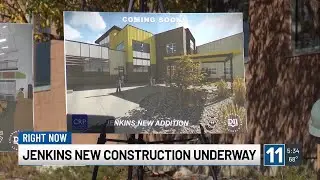 Jenkins Middle School breaks ground on new academic wing