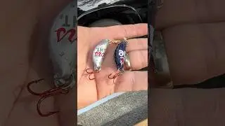 I made my own fishing lures out of beer caps! #fishing #shortvideo #shorts