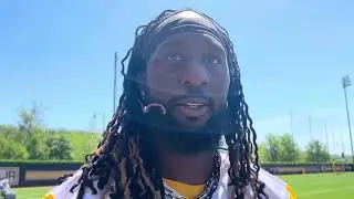 Trey Sermon on sharing his knowledge with the Steelers&rsquo; younger running backs