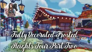 Fully Decorated Frosted Heights Tour Part 2 Disney Dreamlight Valley Inspiration with Commentary