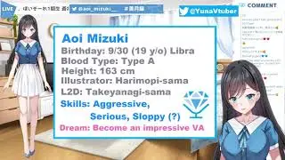 Aoi Mizuki self introduction Part 1