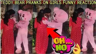 Teddy bear prank video / Pink teddy bear funny video