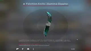 CSGO - Falchion Knife Gamma Doppler FN Unboxing!