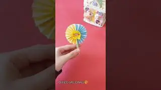 How to make paper fan | DIY hand paper fan #shorts #youtubeshorts #craft #shortsfeed