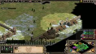 Age of Empires II - DE: Khmer - Arena (4 vs 4)