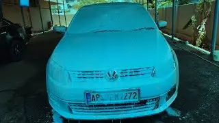Deep Cleaning Volkswagen Car Color Foam Wash Dirty Car | Car Detailing Transformation Deep Cleaning
