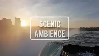 Niagara Falls Sunset Ambience | 1 hour ASMR 