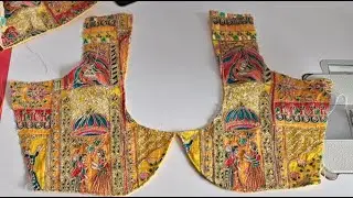 simple blouse कैसे design करे|| simple blouse la finishing मध्ये कशी design करावी