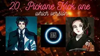 Pick One Kick One DEMON SLAYER 😱 (Impossible Choices!) #demonslayer #pickonekickone