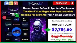 OneAI 2.0 Review - Unlock 20 Premium AI Apps in One Dashboard