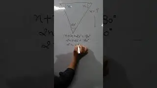 How to find two angle of triangle 📐 || #shorts learn shapes