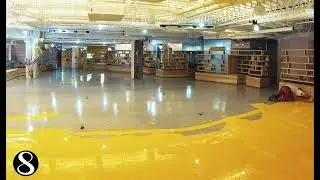 Sphere8 ForumSphere Resin Floor Installation Timelapse | Sphere8