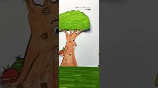 Save Trees save environment 🙏 #drawing #animation #shortvideo #shorts #savetrees