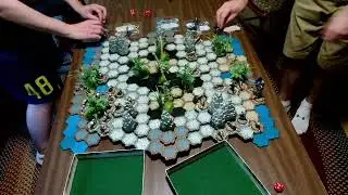 Q9 VS  Axegrinders of the Burning Forge! (How to HeroScape)