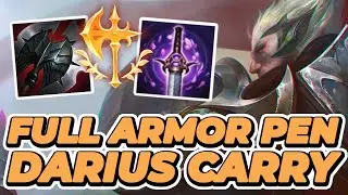 FULL ARMOR PEN BUILD - DARIUS TOP - League of Legends