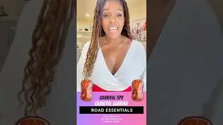 Carnival Essentials! 🎭🔥 What&rsquo;s in My Thigh Bag? Must-have items for the road! Watch & subscribe!