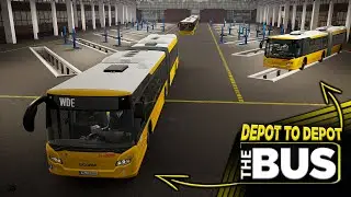 The Bus 2021 Gameplay 1.7 BETA - Depot to Depot !!! | Thrustmaster T300RS