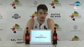 Pablo Su&aacute;rez - Declaraciones Hestia Menorca vs B&agrave;squet Girona