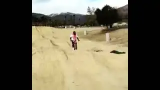 Tyler, The Creator riding his bike
