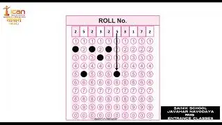 Show your child this video by NTA on how to fill Sainik School OMR
