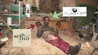 Fabrication des socles en bois Ben et Flo
