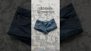 let&rsquo;s bring back 2000s mini shorts #minishorts #2000s #y2k