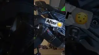 Ninja 650 Stock Exhaust vs Yoshimura Alpha