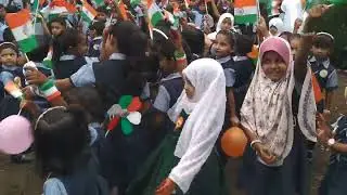 Independence Day in Kids World English School Pusad