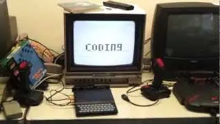ZX81 + ZXPand + AY Interface on Commodore 1702 monitor . . .
