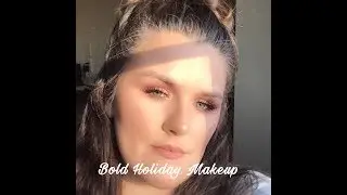 Bold Holiday Makeup