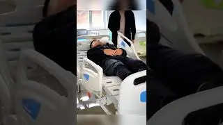 electric medical bed in ICU #hospitalbed