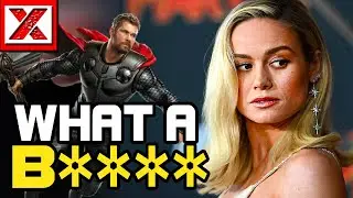 Brie Larson Goes CRAZY on Chris Hemsworth, Captain Marvel Gone To This B*****'s Head