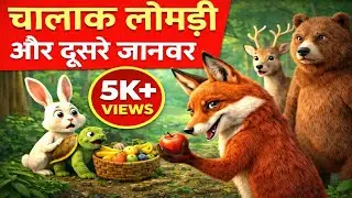 Will the fox's trick be caught? Watch this fun story | Tortoise vs. Fox Panchatantra stories