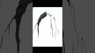 #short mountain ink painting | #yasutomo ink & brushes