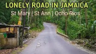 Driving On St Mary Lonely Road To Ocho Rios Jamaica